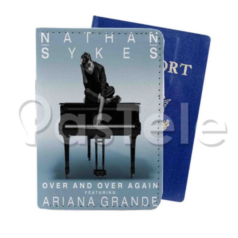 Nathan Sykes Over And Over Again Custom PU Leather Passport Travel Baggage Cover