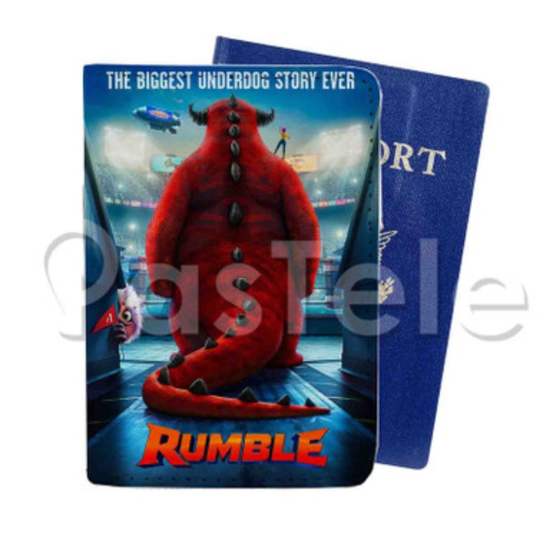 Rumble Custom PU Leather Passport Travel Baggage Cover