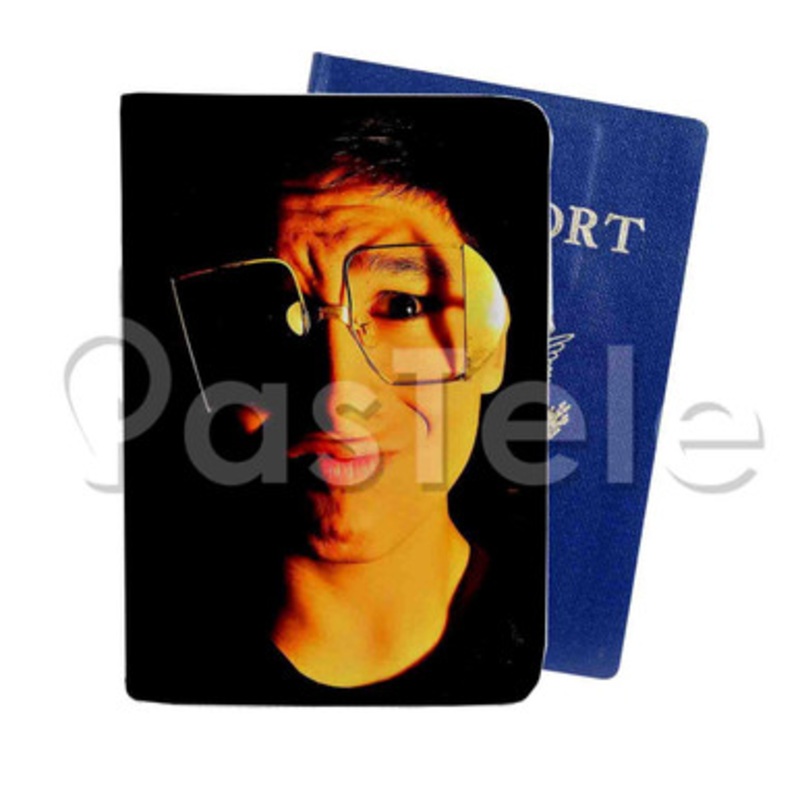 Sadster9000 Custom PU Leather Passport Travel Baggage Cover