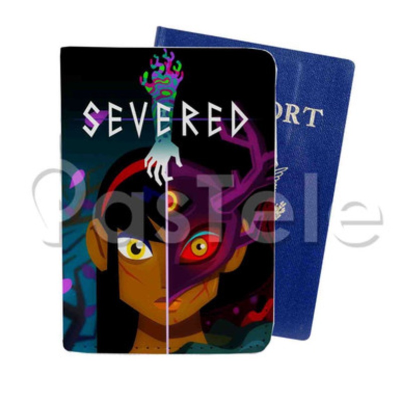 Severed Custom PU Leather Passport Travel Baggage Cover