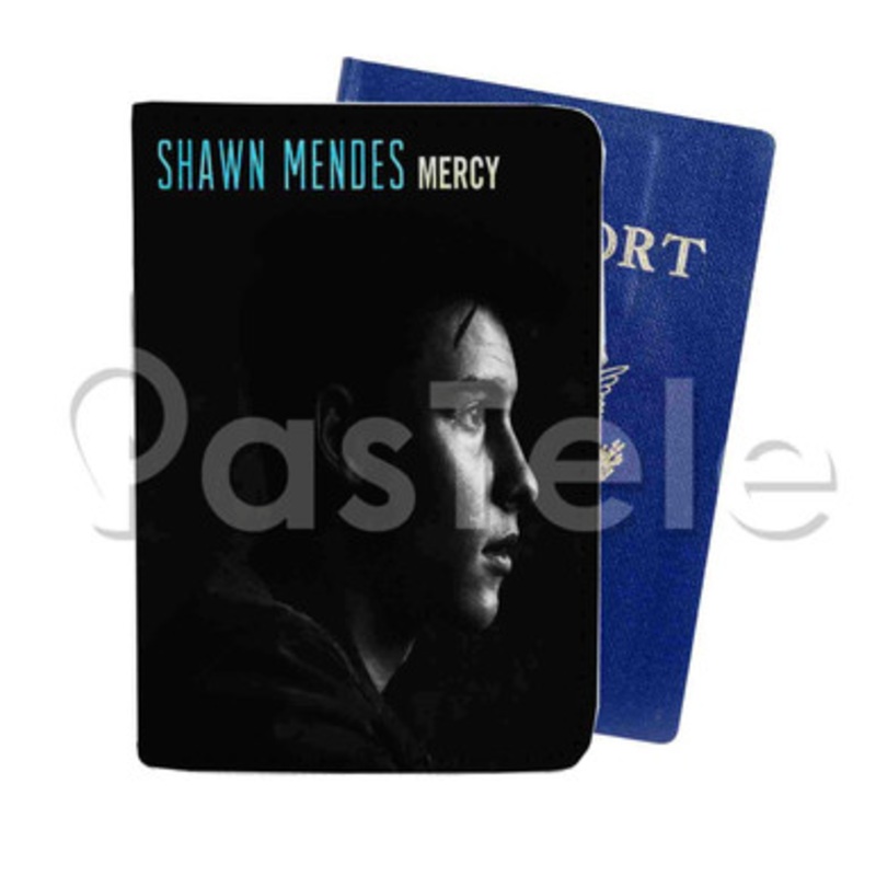Shawn Mendes Mercy Custom PU Leather Passport Travel Baggage Cover