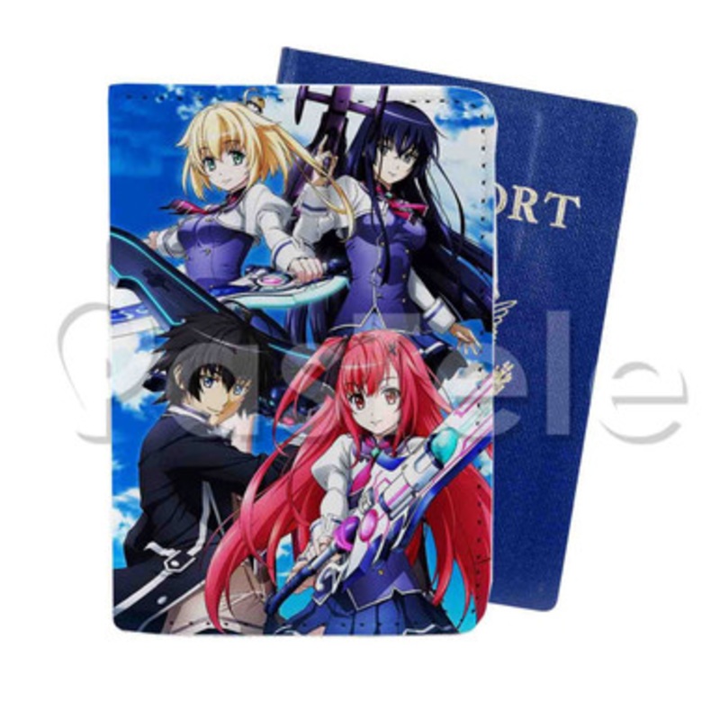 Sky Wizards Academy Custom PU Leather Passport Travel Baggage Cover