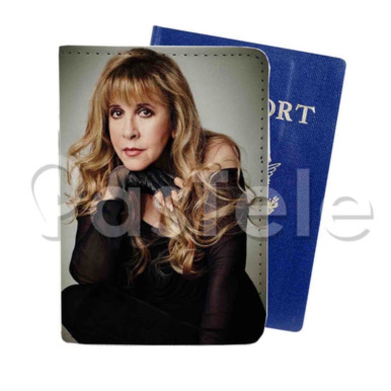 Stevie Nicks Custom PU Leather Passport Travel Baggage Cover
