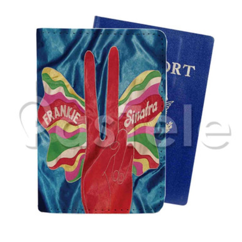 The Avalanches Frankie Sinatra Custom PU Leather Passport Travel Baggage Cover