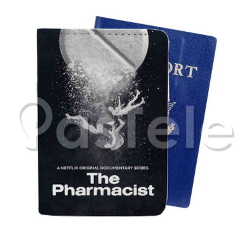 The Pharmacist Custom PU Leather Passport Travel Baggage Cover