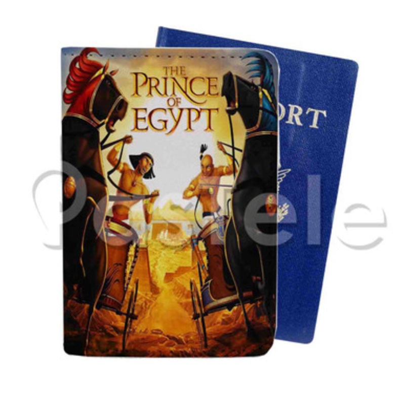 The Prince of Egypt Custom PU Leather Passport Travel Baggage Cover