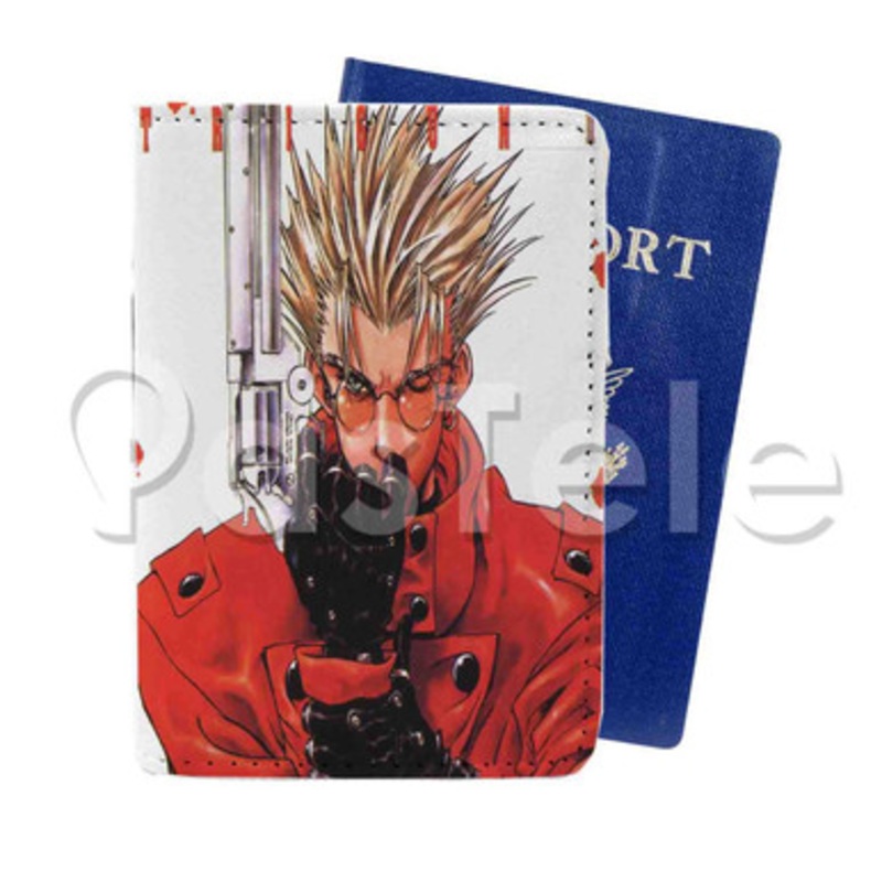 Trigun 2 Custom PU Leather Passport Travel Baggage Cover