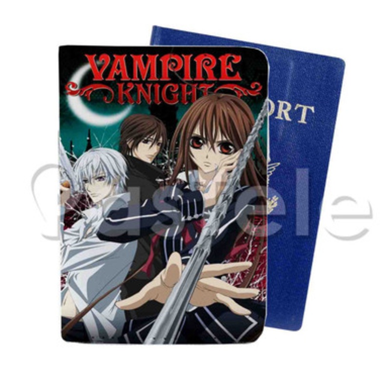Vampire Knight 2 Custom PU Leather Passport Travel Baggage Cover