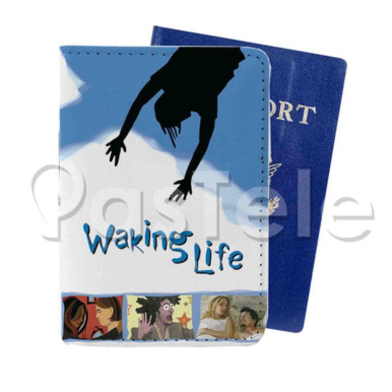 Waking Life Custom PU Leather Passport Travel Baggage Cover