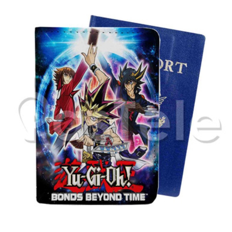 Yu Gi Oh Bonds Beyond Time Custom PU Leather Passport Travel Baggage Cover
