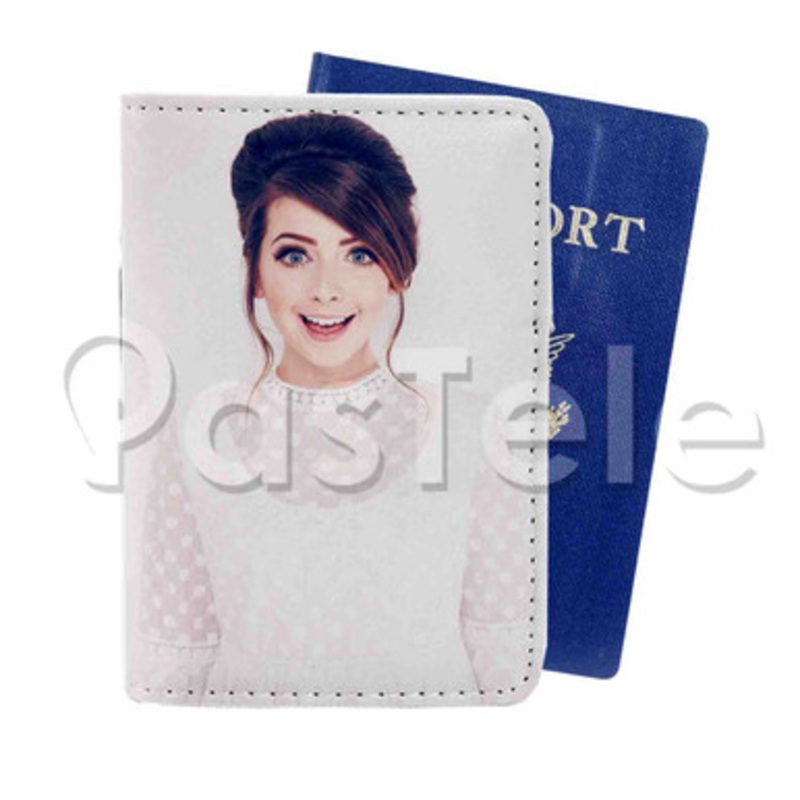 Zoella 2 Custom PU Leather Passport Travel Baggage Cover