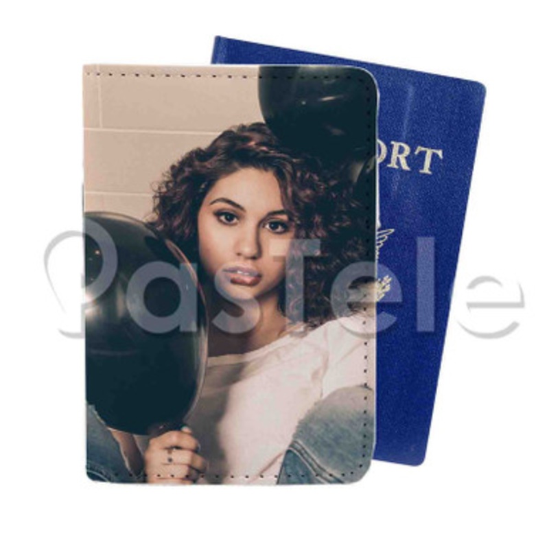 Alessia Cara Custom PU Leather Passport Travel Baggage Cover