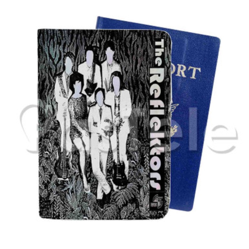 Arcade Fire Reflektor Custom PU Leather Passport Travel Baggage Cover