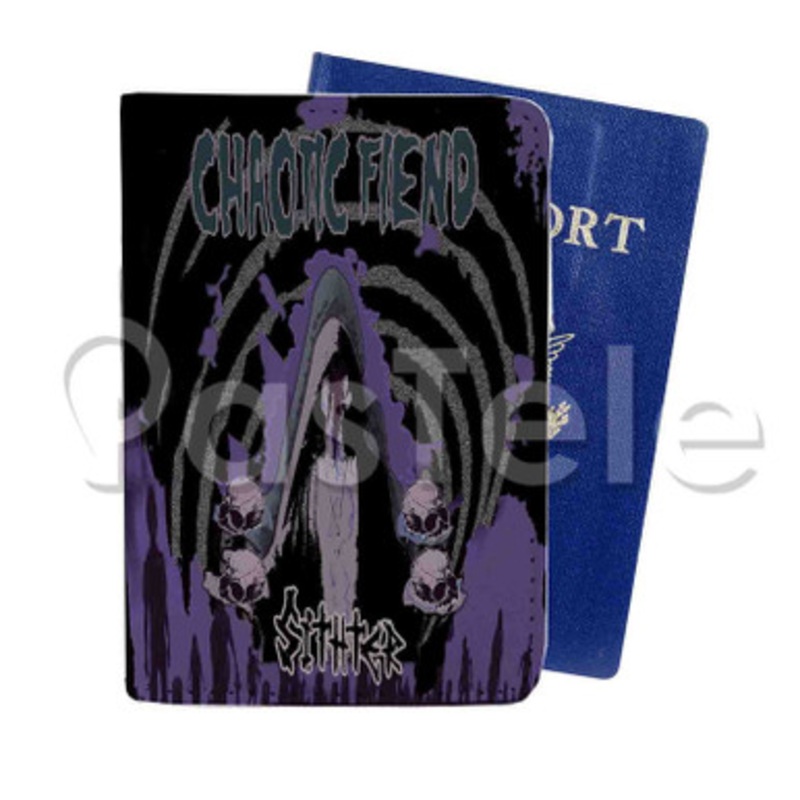 At The Drive In Governed Custom PU Leather Passport Travel Baggage Cover