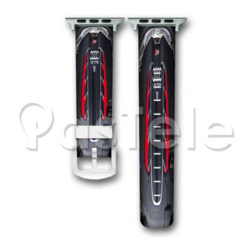 Audi Custom Personalized Apple Watch Band 38mm 40mm 42mm 44mm Leather PU