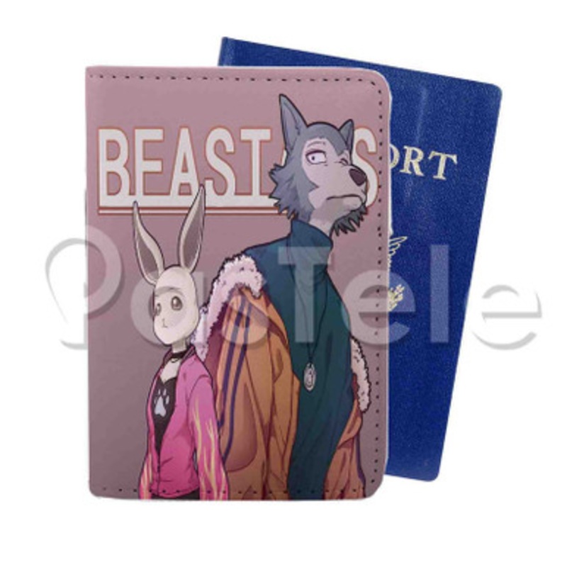 Beastars Custom PU Leather Passport Travel Baggage Cover