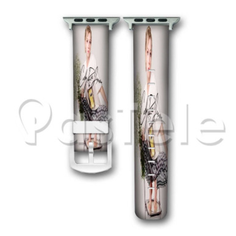 Carly Rae Jepsen Custom Personalized Apple Watch Band 38mm 40mm 42mm 44mm Leather PU