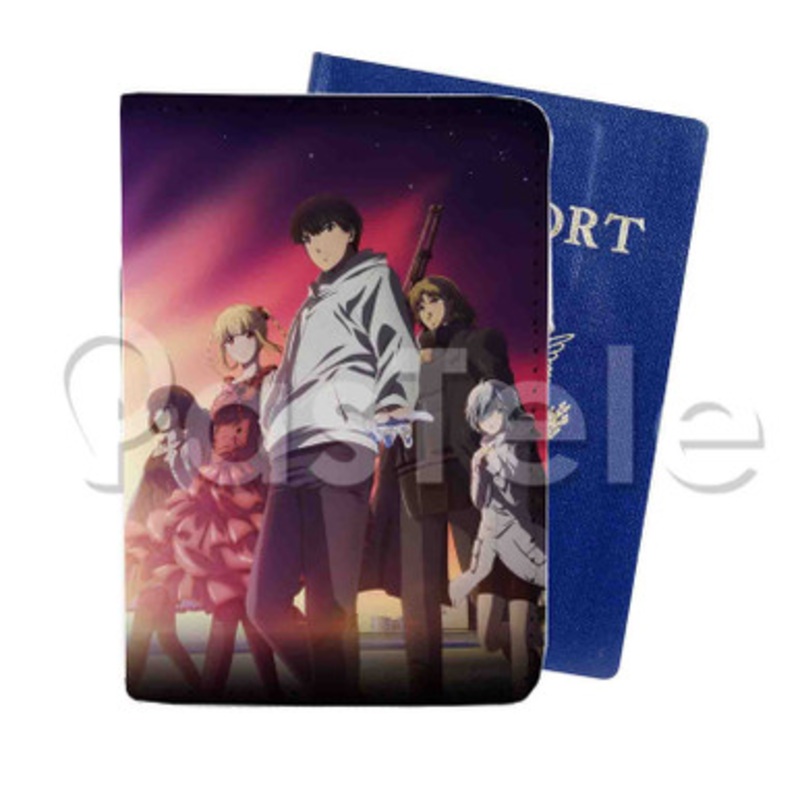 Darwin s Game Custom PU Leather Passport Travel Baggage Cover
