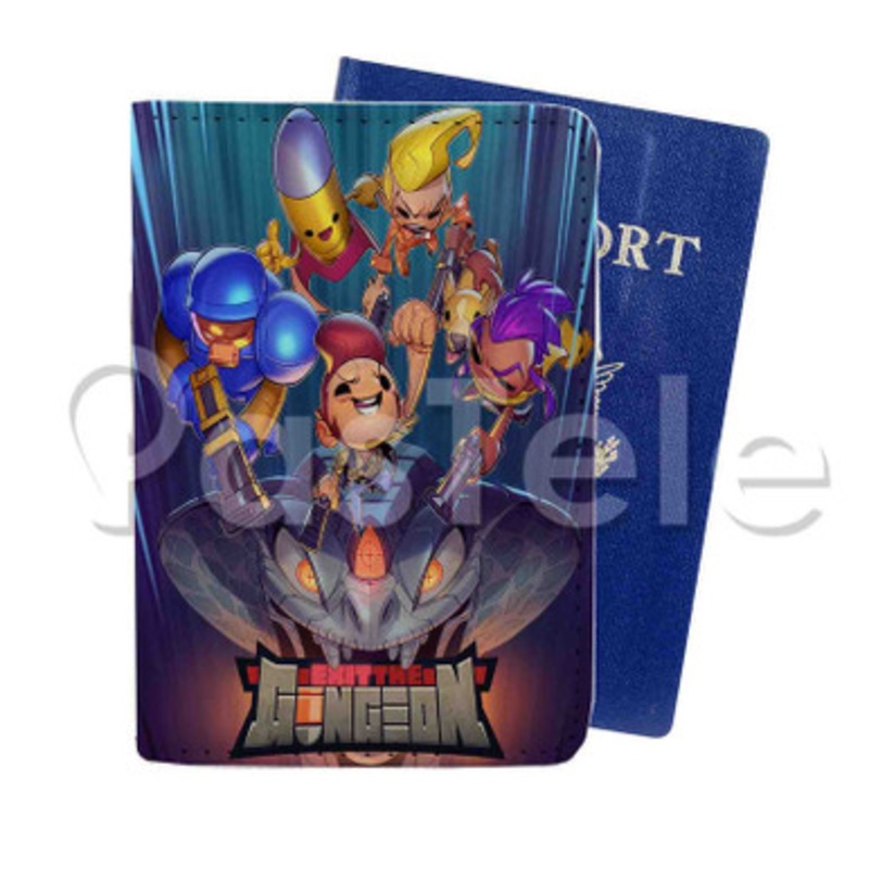 Exit the Gungeon Custom PU Leather Passport Travel Baggage Cover