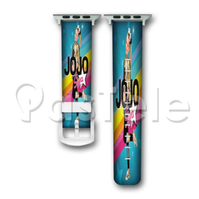 Jojo Siwa 3 Custom Personalized Apple Watch Band 38mm 40mm 42mm 44mm Leather PU