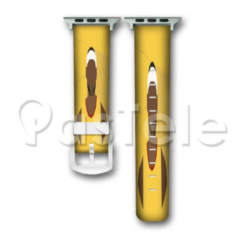 lebron james 2 Custom Personalized Apple Watch Band 38mm 40mm 42mm 44mm Leather PU