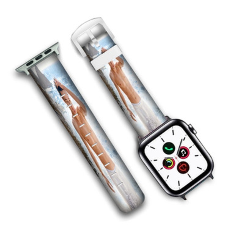 Pastele Cameron Dallas Custom Personalized Apple Watch Band Genuine Leather Watch Band Replacement 38mm 40mm 42mm 44mm
