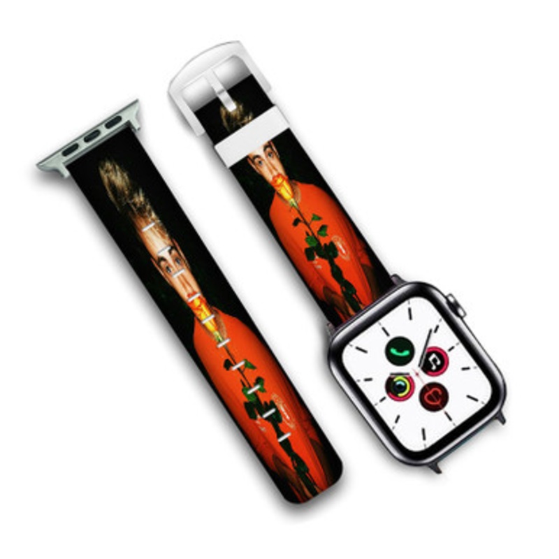 Pastele Corbyn Besson Why Don t We Custom Personalized Apple Watch Band Genuine Leather Watch Band Replacement 38mm 40mm 42mm 44mm