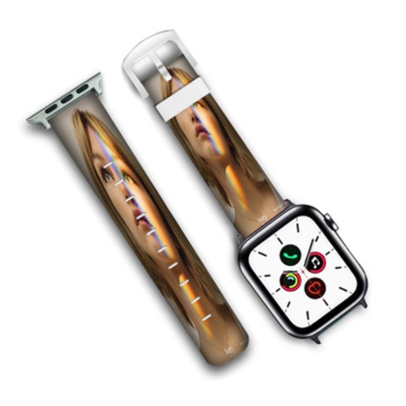 Pastele Grace Vander Waal Arts Custom Personalized Apple Watch Band Genuine Leather Watch Band Replacement 38mm 40mm 42mm 44mm