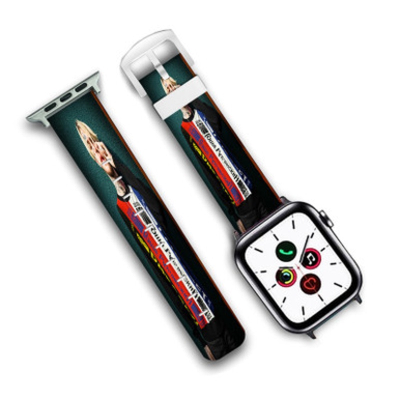 Pastele Lil Peep New Custom Personalized Apple Watch Band Genuine Leather Watch Band Replacement 38mm 40mm 42mm 44mm