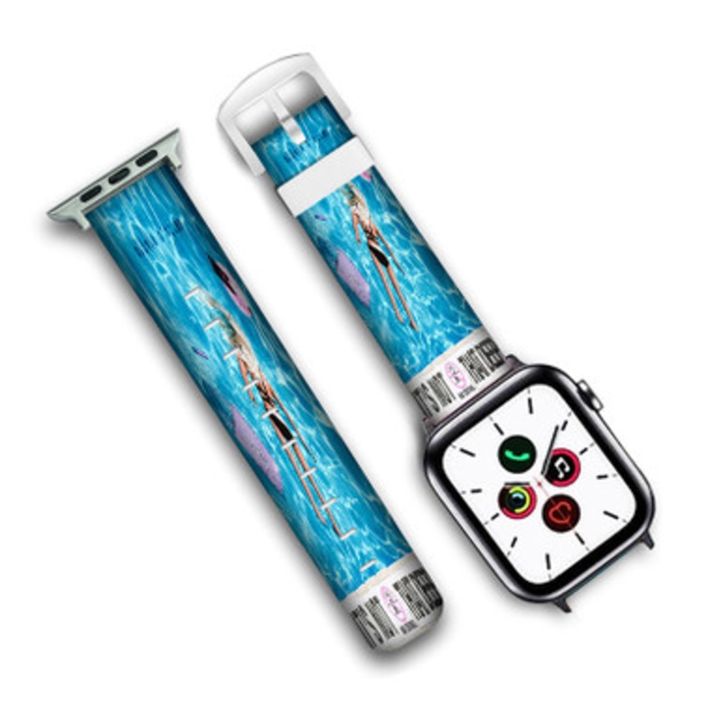 Pastele Olivia O Brien It s Not That Deep Custom Personalized Apple Watch Band Genuine Leather Watch Band Replacement 38mm 40mm 42mm 44mm