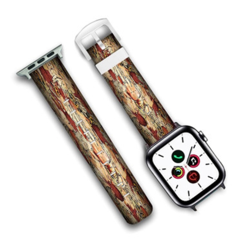 Pastele Pouya Suicide Boys Custom Personalized Apple Watch Band Genuine Leather Watch Band Replacement 38mm 40mm 42mm 44mm