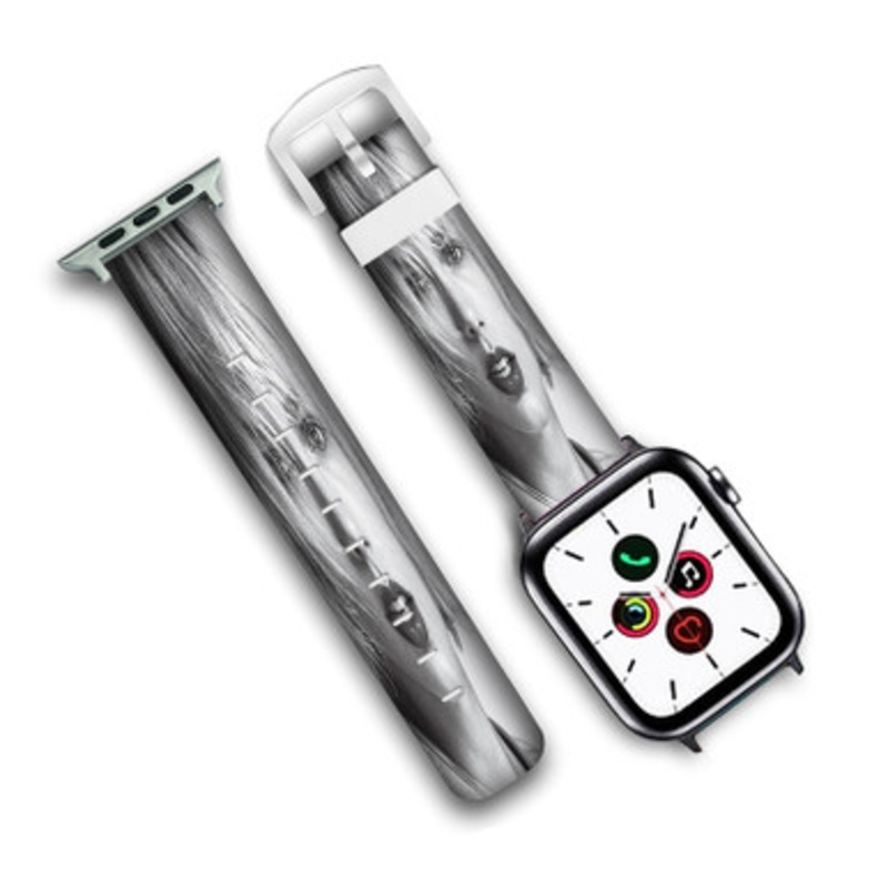 Pastele Taylor Swift Custom Personalized Apple Watch Band Genuine Leather Watch Band Replacement 38mm 40mm 42mm 44mm