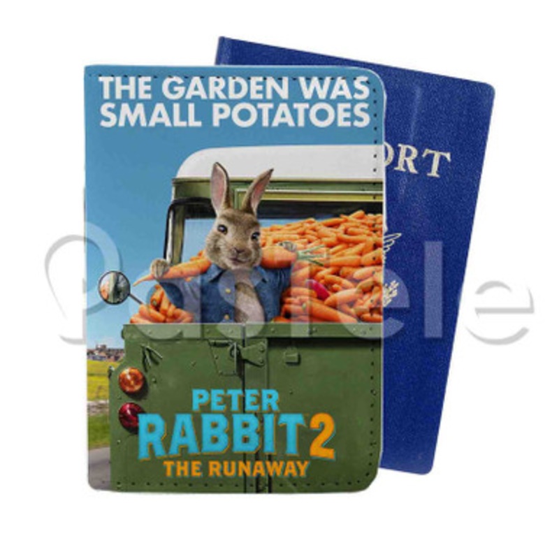 Peter Rabbit 2 The Runaway Custom PU Leather Passport Travel Baggage Cover