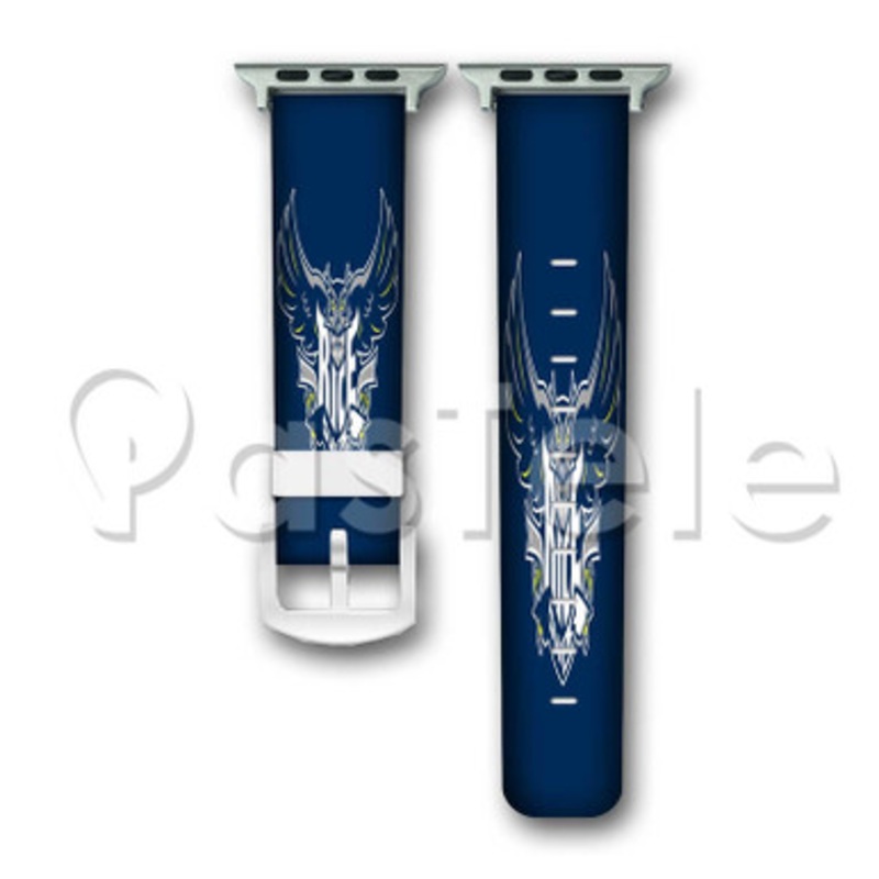 Rice Owls Custom Personalized Apple Watch Band 38mm 40mm 42mm 44mm Leather PU