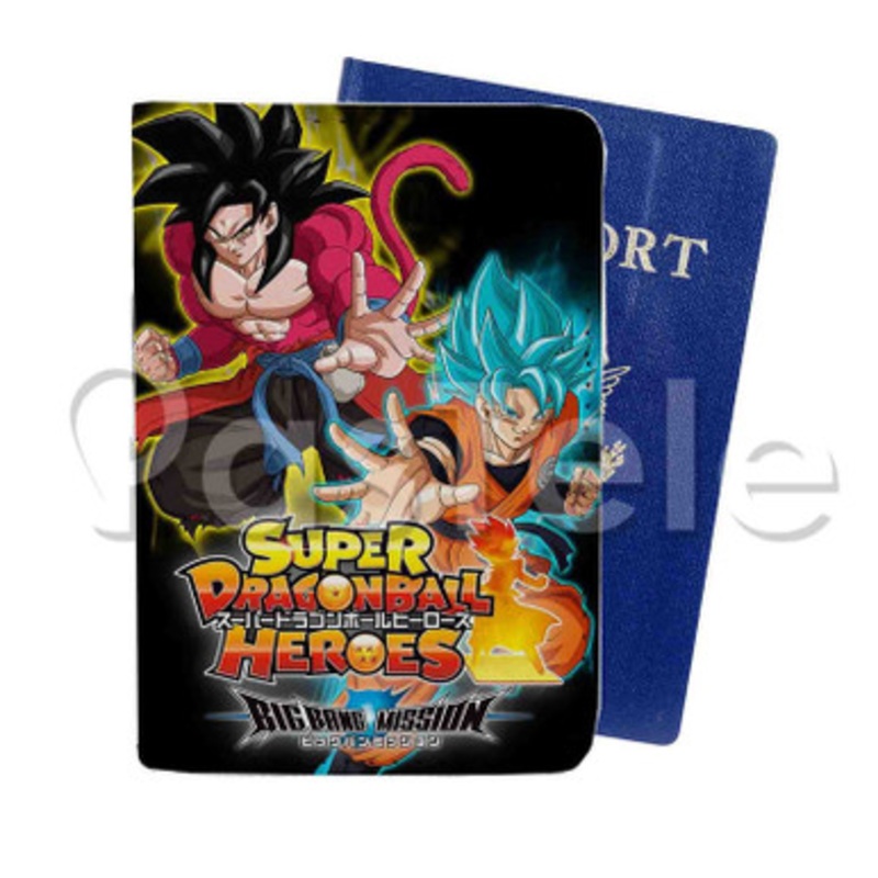 Super Dragon Ball Heroes Big Bang Custom PU Leather Passport Travel Baggage Cover