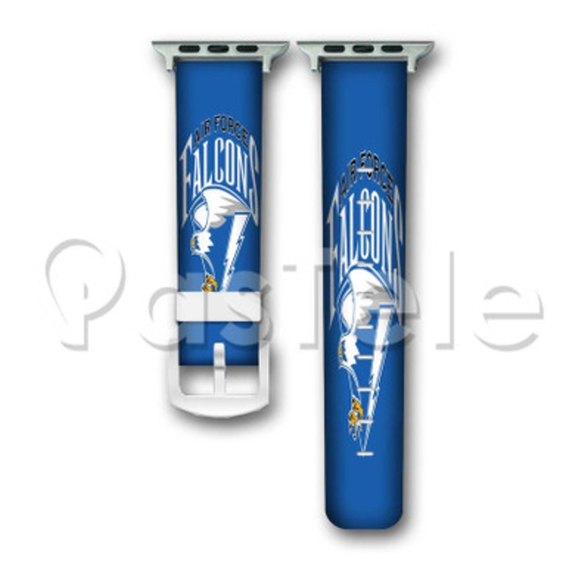 Air Force Falcons Custom Personalized Apple Watch Band 38mm 40mm 42mm 44mm Leather PU