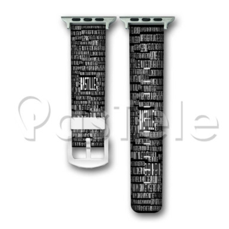 Bastille 2 Custom Personalized Apple Watch Band 38mm 40mm 42mm 44mm Leather PU Watch