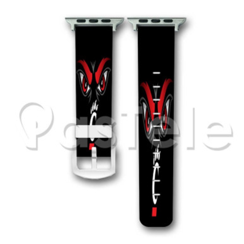 Cincinnati Bearcats Custom Personalized Apple Watch Band 38mm 40mm 42mm 44mm Leather PU