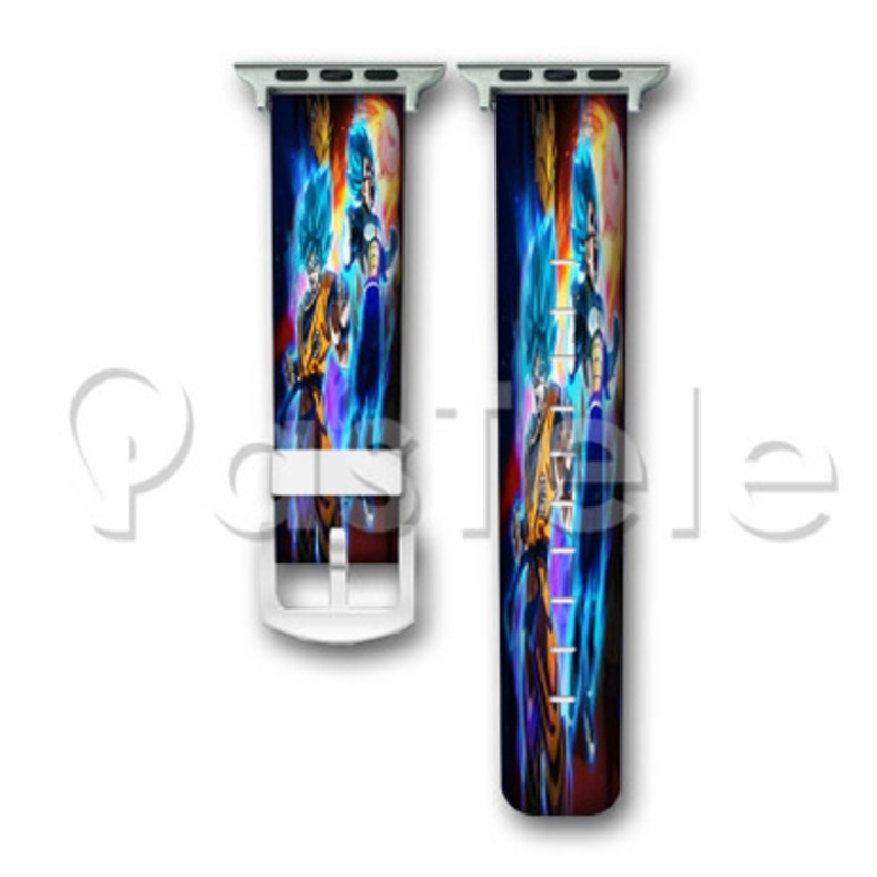 Dragon Ball Super Broly Custom Personalized Apple Watch Band 38mm 40mm 42mm 44mm Leather PU
