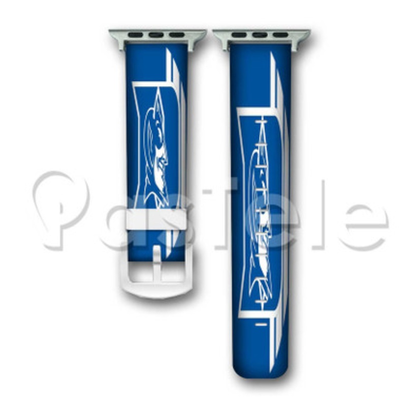 Duke Blue Devils Custom Personalized Apple Watch Band 38mm 40mm 42mm 44mm Leather PU