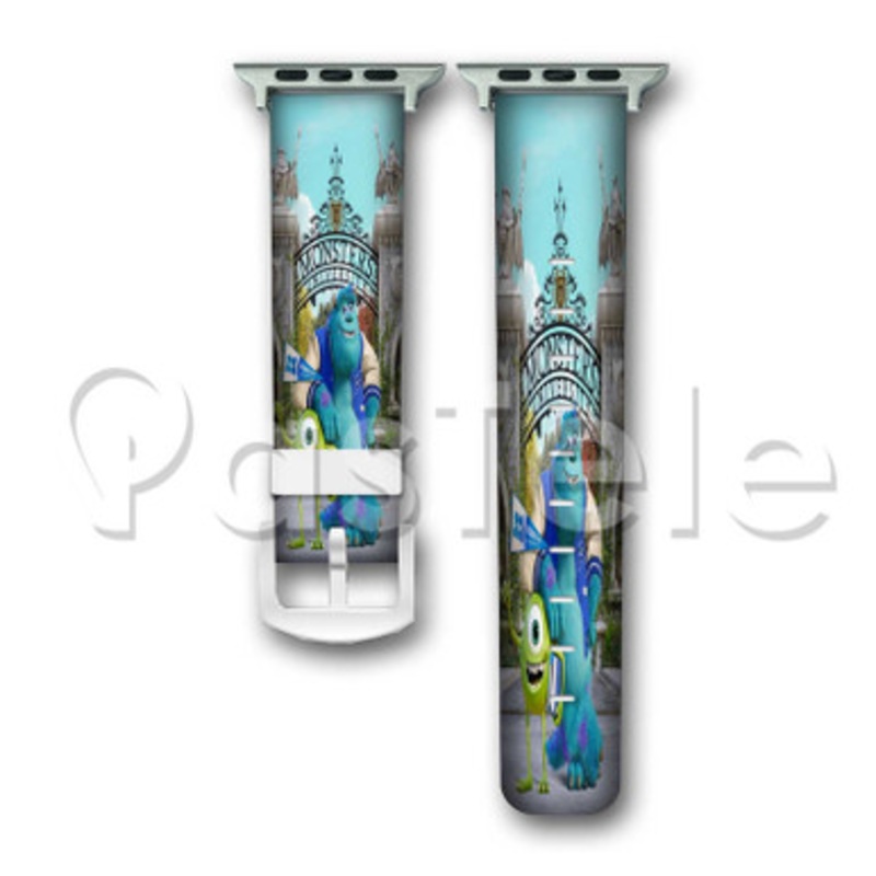 Monster University Custom Personalized Apple Watch Band 38mm 40mm 42mm 44mm Leather PU Watch