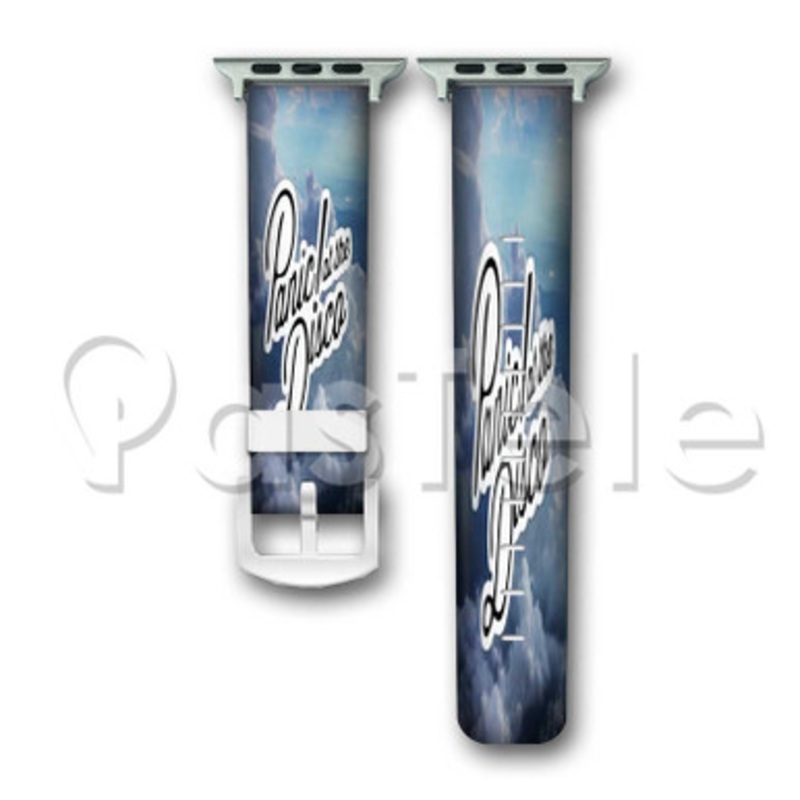 Panic at The Disco Custom Personalized Apple Watch Band 38mm 40mm 42mm 44mm Leather PU