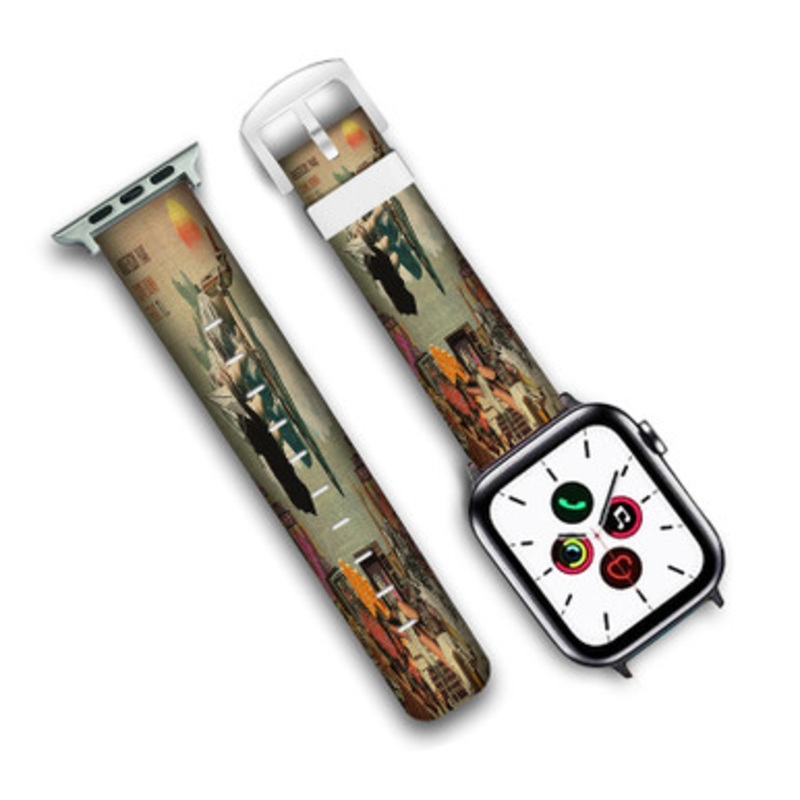 Pastele Come Down Anderson Paak Feat Sc Hoolboy Q Ty Dolla ign Custom Personalized Apple Watch Band Genuine Leather Watch Band Replacement 38mm 40mm 42mm 44mm