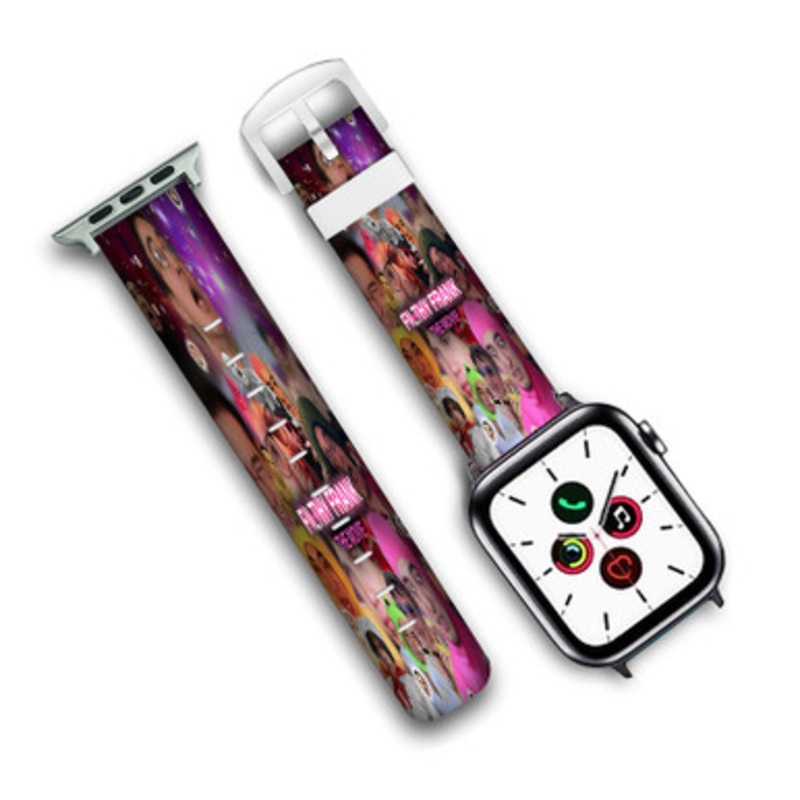 Pastele Filthy Frank The Movie Custom Personalized Apple Watch Band Genuine Leather Watch Band Replacement 38mm 40mm 42mm 44mm