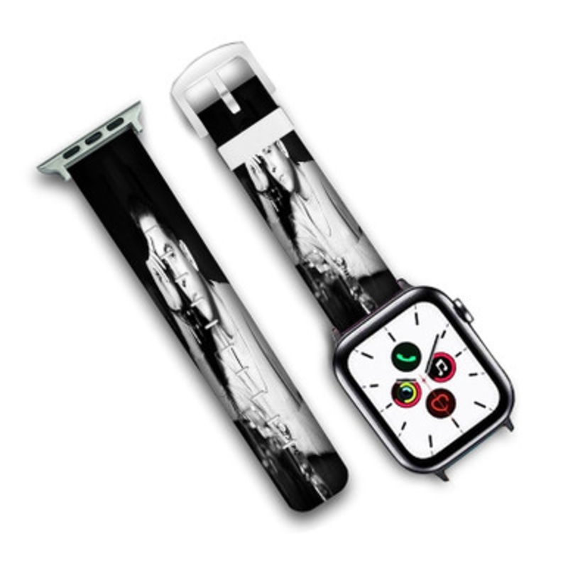 Pastele G Eazy Custom Personalized Apple Watch Band Genuine Leather Watch Band Replacement 38mm 40mm 42mm 44mm