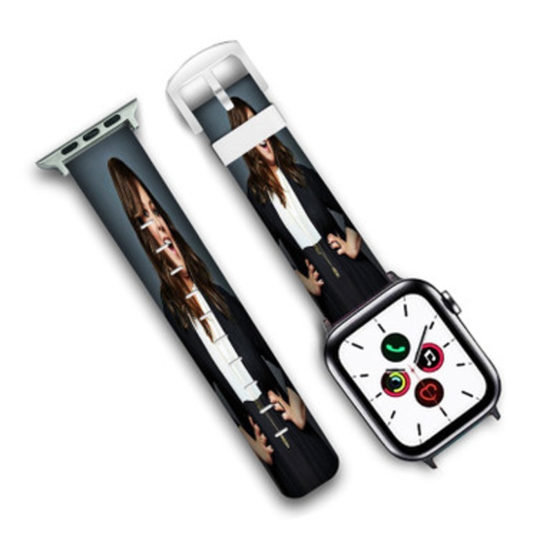 Pastele Melissa Mc Carthy Custom Personalized Apple Watch Band Genuine Leather Watch Band Replacement 38mm 40mm 42mm 44mm
