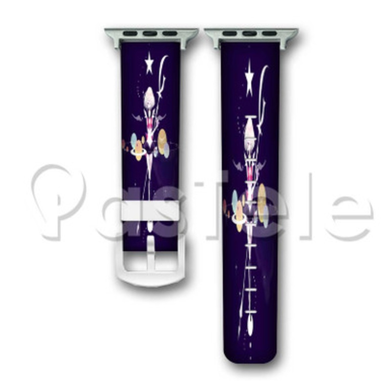 Sailor Saturn Custom Personalized Apple Watch Band 38mm 40mm 42mm 44mm Leather PU Watch