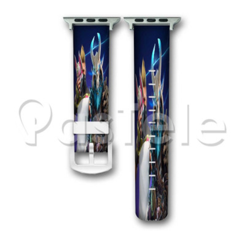 Season 5 Battle Pass Custom Personalized Apple Watch Band 38mm 40mm 42mm 44mm Leather PU