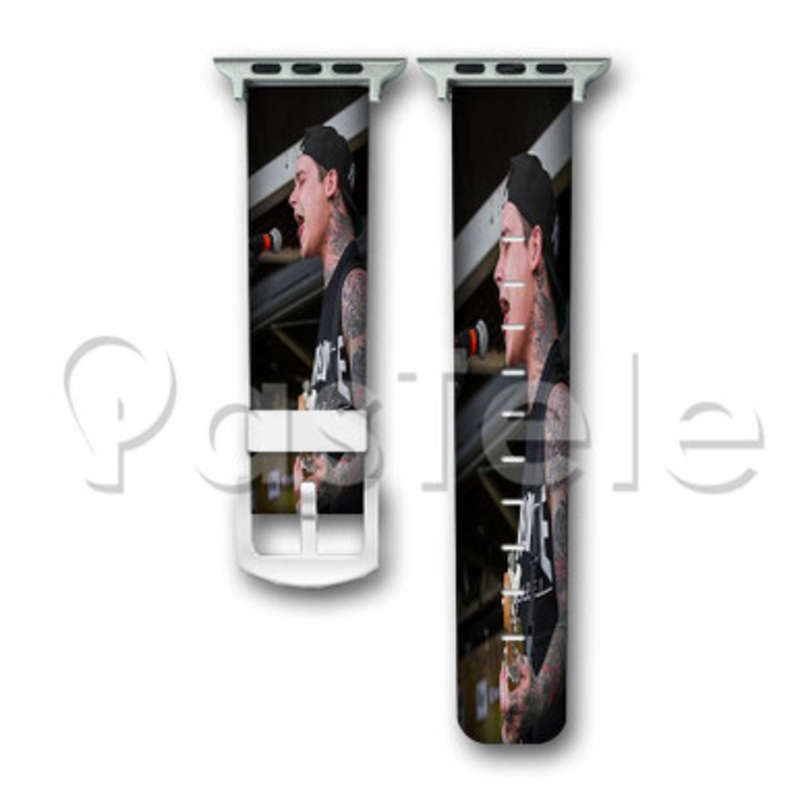 Ahren Stringer The Amity Affliction Custom Personalized Apple Watch Band 38mm 40mm 42mm 44mm Leather PU Watch