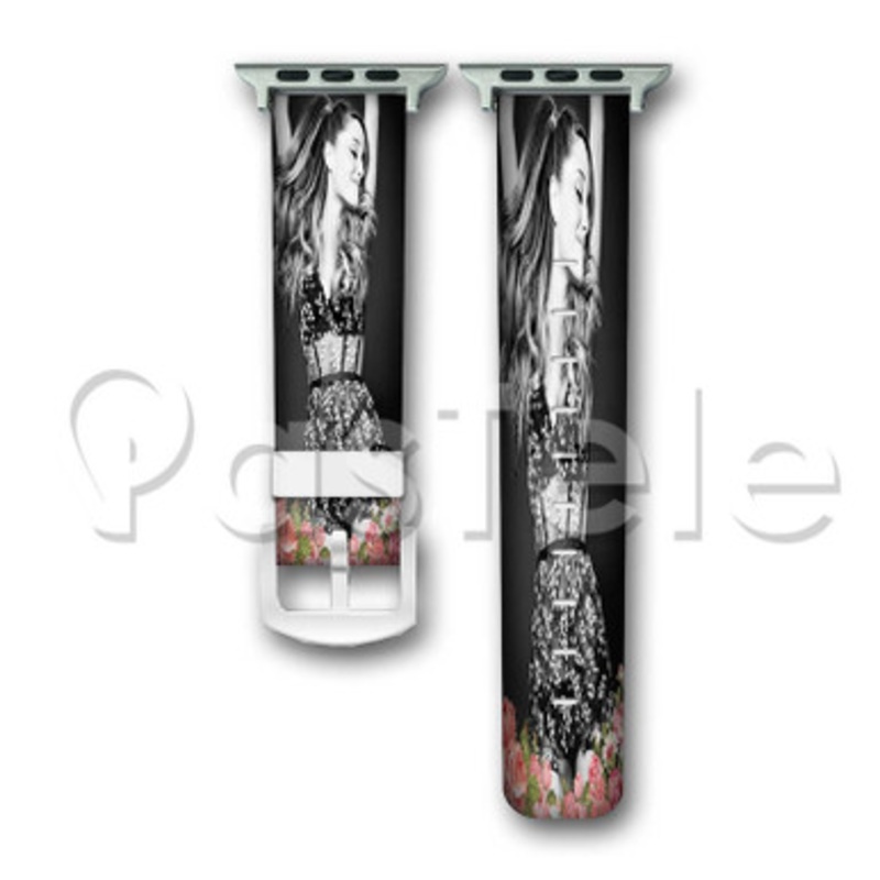 Ariana Grande Custom Personalized Apple Watch Band 38mm 40mm 42mm 44mm Leather PU Watch